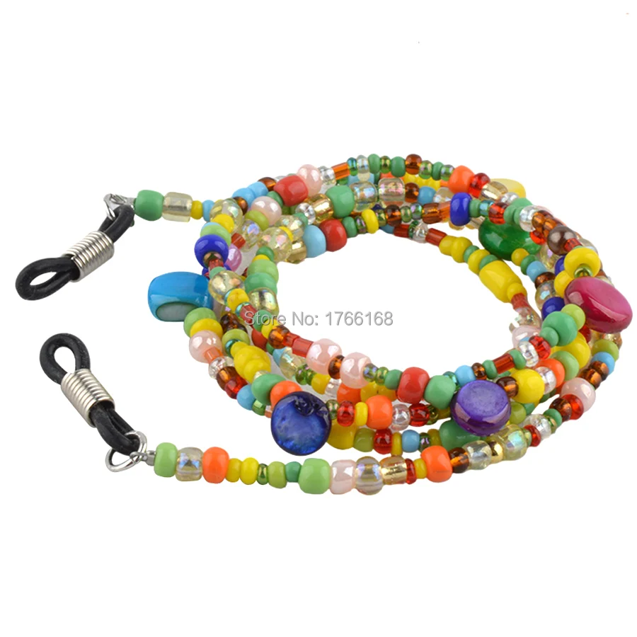 

20pcs colorful Beads Eyeglass Sunglass Spectacle Cord Neck Strap String Chain Link Holder Wholesale