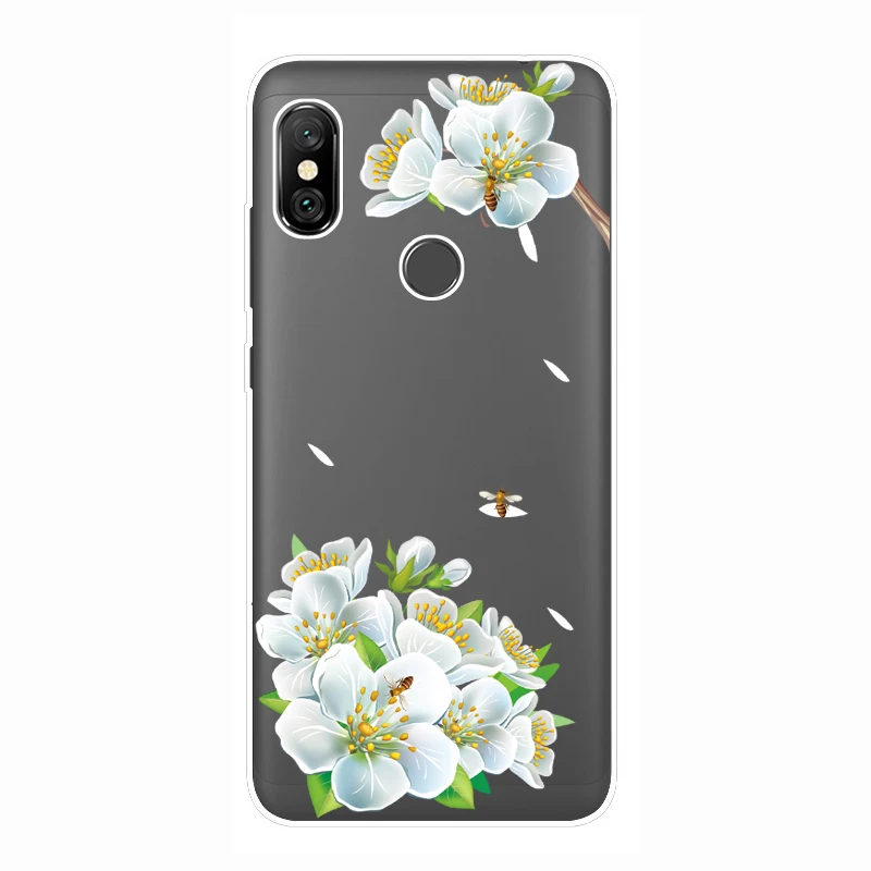 Силиконовый прозрачный Футляр для Xiaomi Redmi Note 6 Pro мягкий цветной чехол из ТПУ pro |