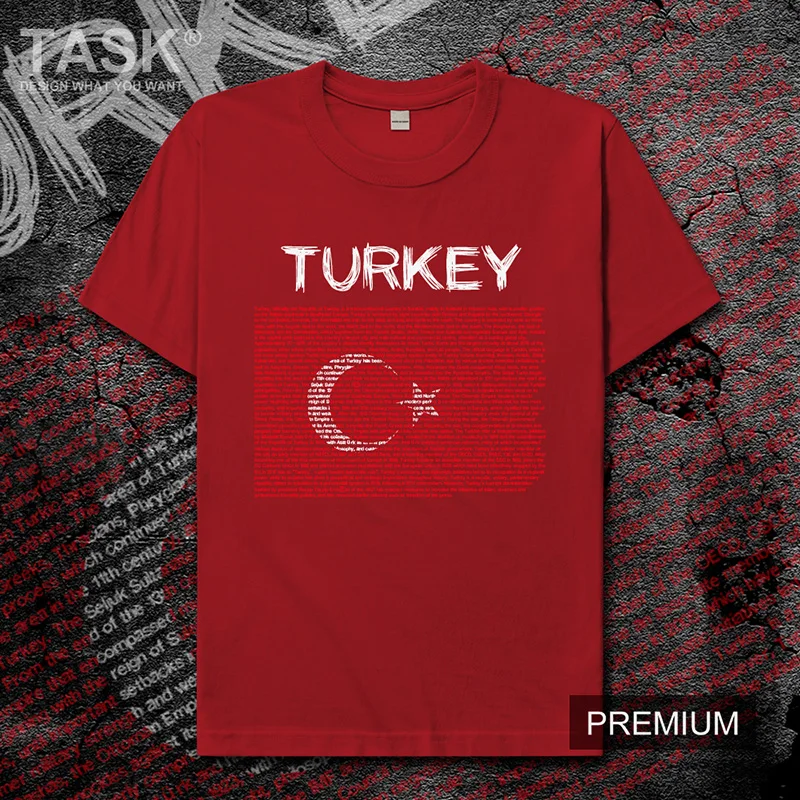 Turkey TUR Мужская футболка Новые Топы одежда с коротким рукавом свитшот