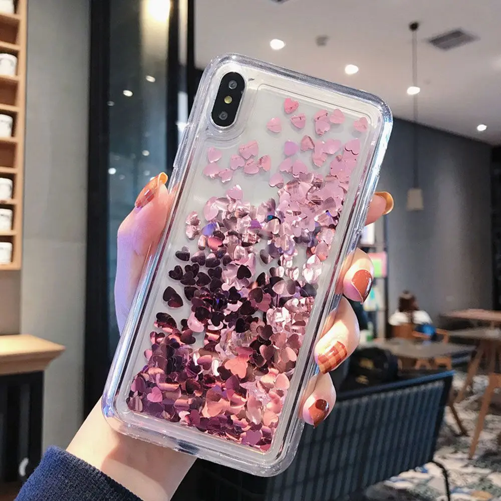 Чехол для телефона зыбучие пески iPhone 7 Plus 8 X XS XR Xs MAx чехол ПК 6 6s простой блестящий |