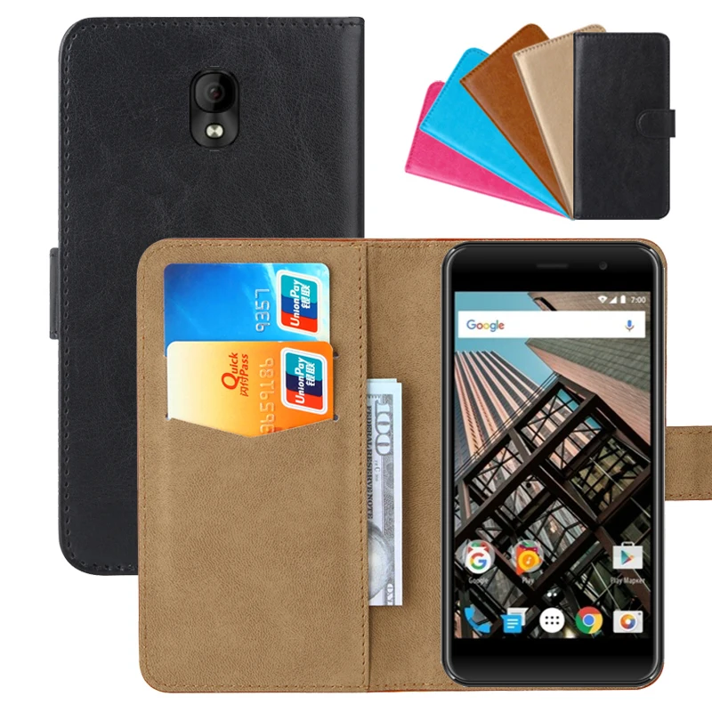 

Luxury Wallet Case For Vertex Impress Bear PU Leather Retro Flip Cover Magnetic Fashion Cases Strap