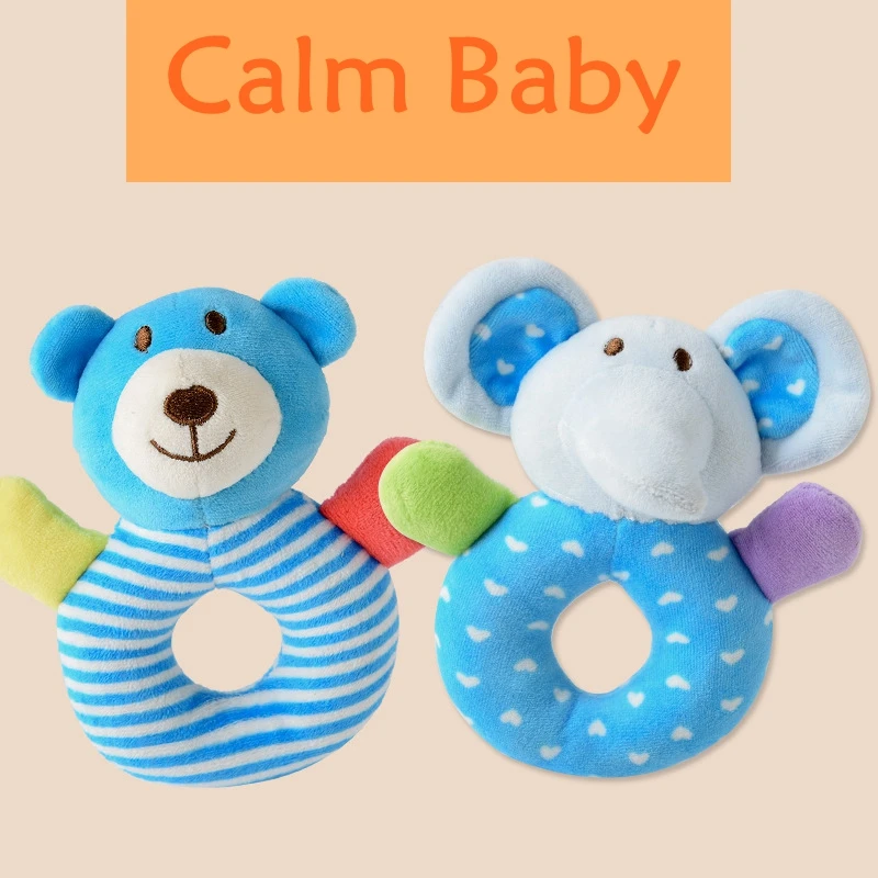 Shujin Hot Sale Baby Rattles Mobiles BB Sticks Soft Cow Bed Hanging Hand Catches Animal Toy Kids | Игрушки и хобби