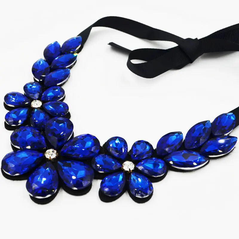 2018 High Quality New Design Fashion collar Choker Luxury Statement Necklaces Multi-color Crystal Necklace Jewelry | Украшения и