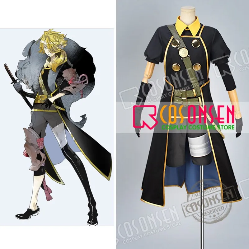 Костюм для косплея ONSEN Touken Ranbu Shishiou полный комплект любой размер изготовленный на