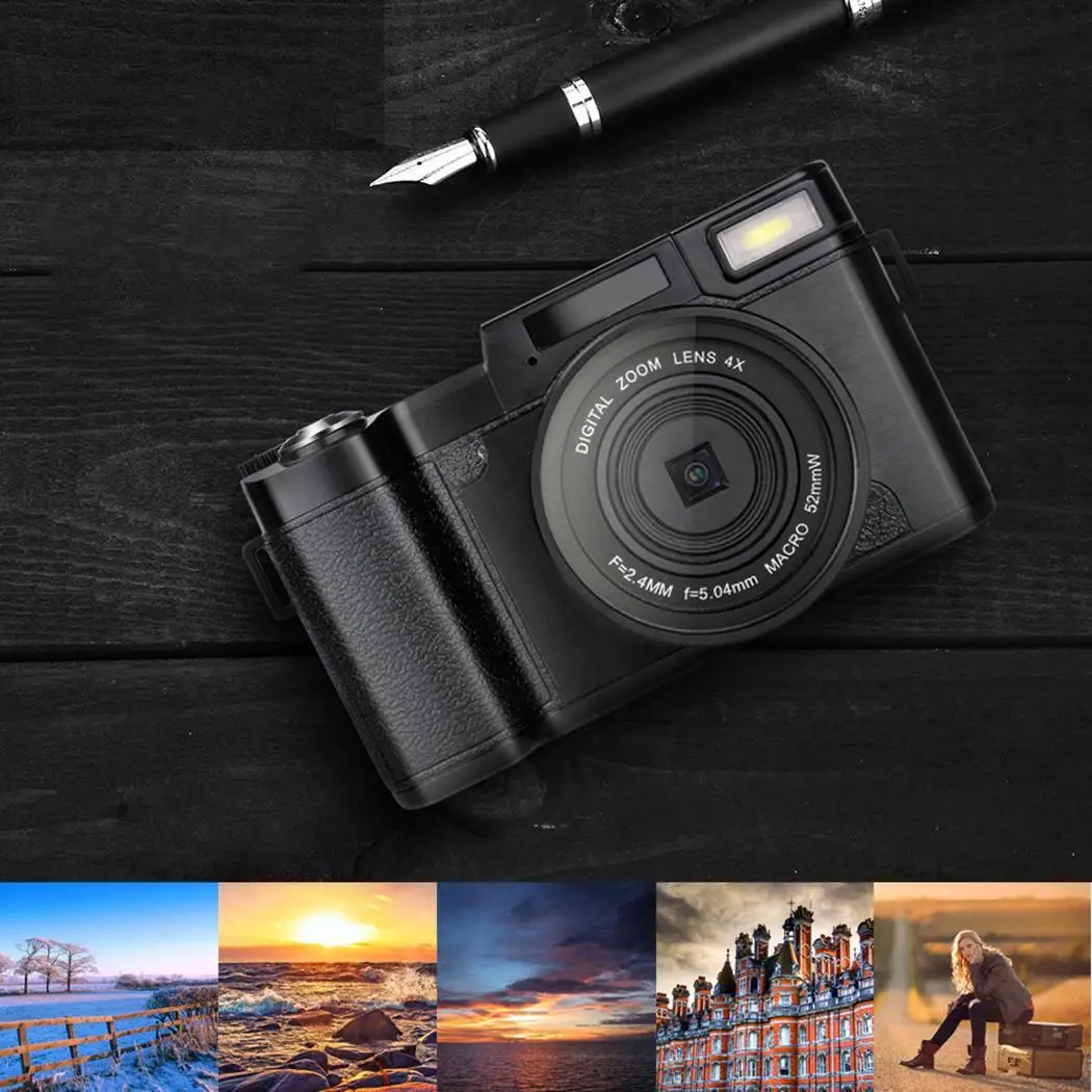 Цифровая многофункциональная камера флип экран автоспуска SLR Auto 100 200 400 с