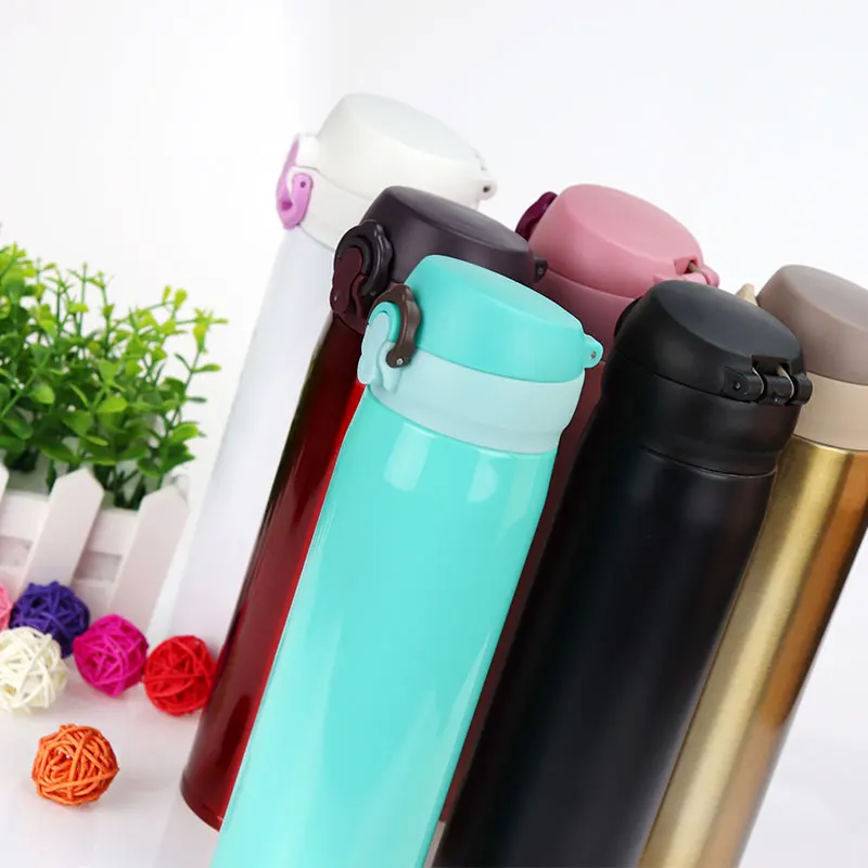 Бесплатная доставка новинка 2019 горячая Распродажа термосы с крышкой отскок 304