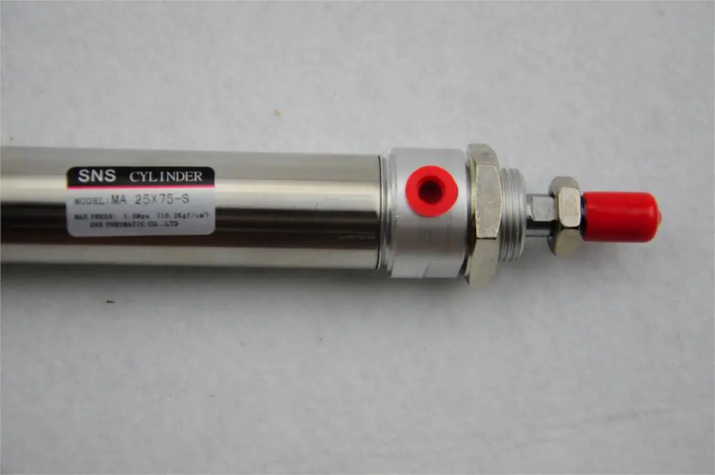 

AIRTAC Type MA25-25-S Mini Pneumatic Cylinder Double Acting Bore 25mm Stroke 25mm with magnet MAD/MACJ/MSA/MTA Customized