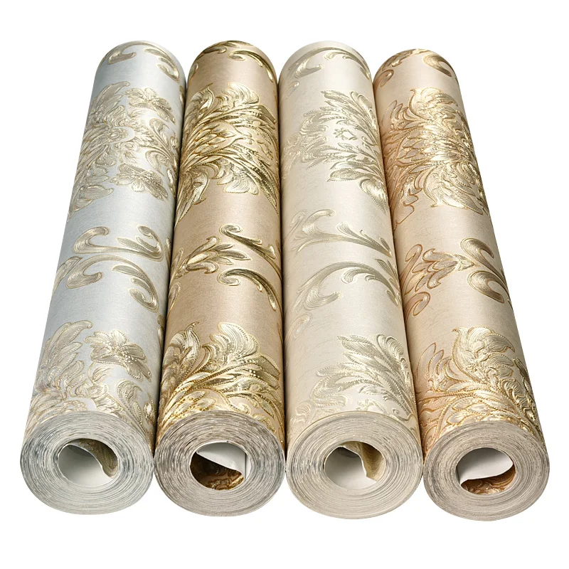 2019 новые роскошные Дамасские обои настенные для гостиной ТВ фон Декор фрески 3d
