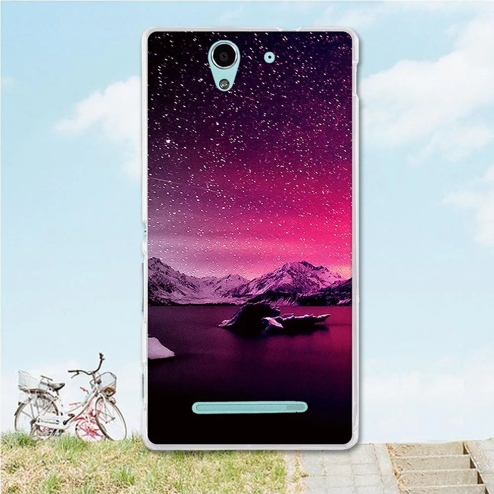 Модный силиконовый чехол из ТПУ для Sony Xperia C3 D2533 Dual D2502 S55T мягкий 3d relif B116 5 5&quot |