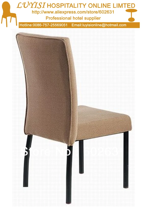 Мягкий алюминиевый обеденный стул LUYISI900 Штабелируемый высокоплотная пена 5 шт. в