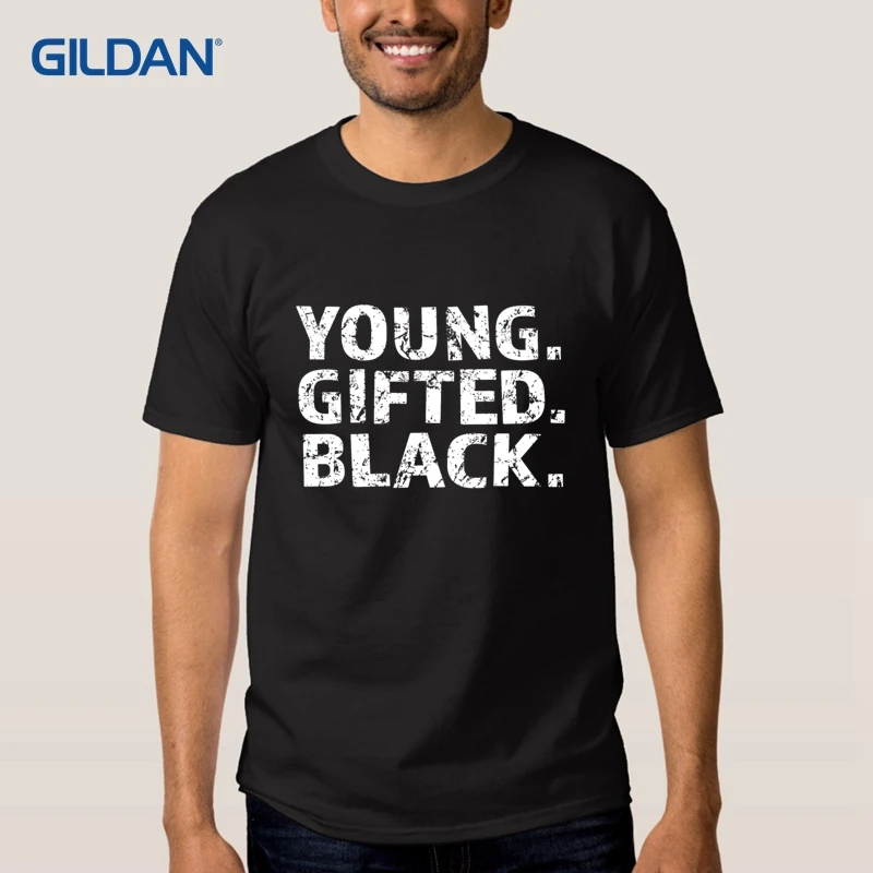 Молодых одаренных черный свет Мужская рубашка 2018 мужские голубые футболки