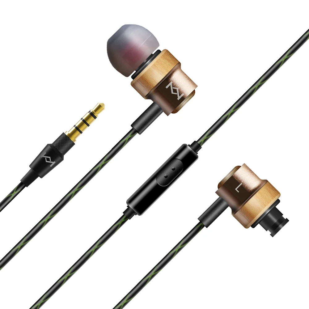 2 шт./лот бука наушники H800 золотой цвет вкладыши наушник с микрофоном громкой