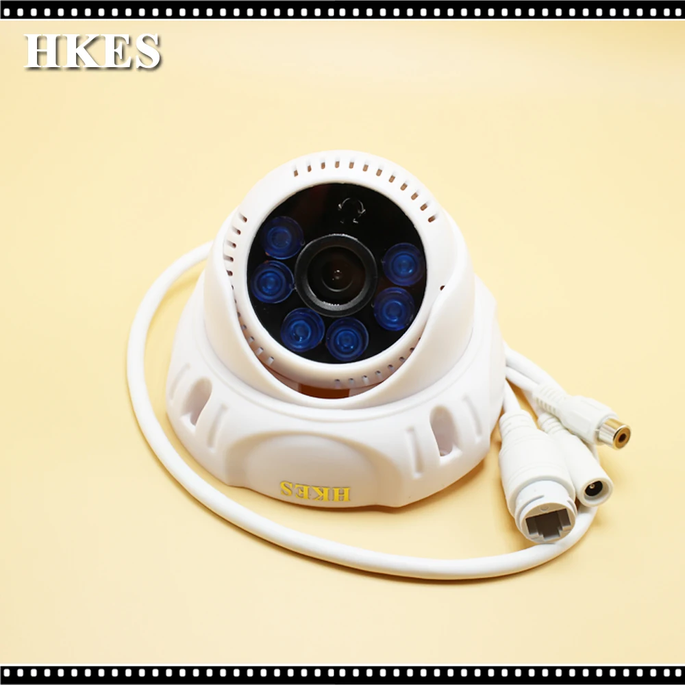 4 шт./лот CCTV ip-камера 2 Мп Full HD Сеть Мини ИК Купольная Камера с микрофоном |