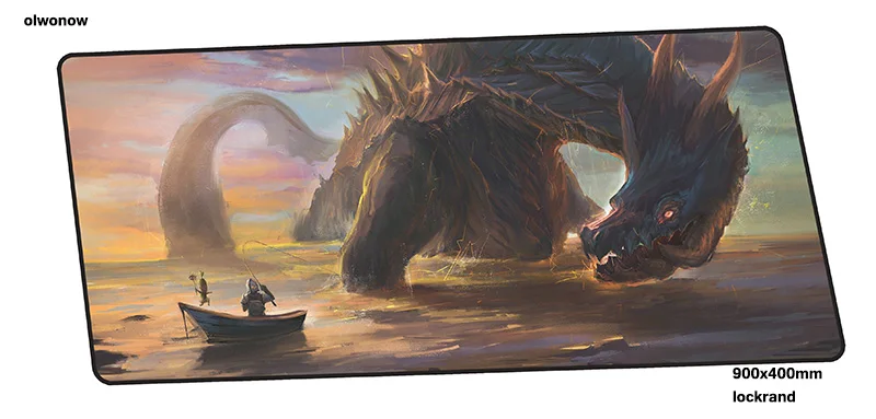 Monster Hunter коврик для мыши 90x40 см милый игровой коврик для мыши геймерский коврик массовый игровой с узором компьютерный стол padmouse коврики для игровой клавиатуры - Цвет: Size 900x400x2mm