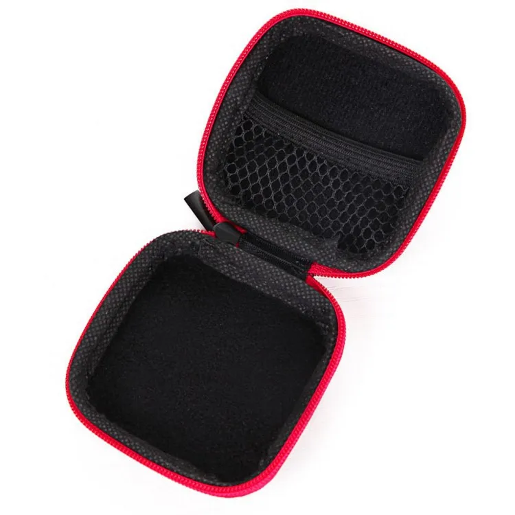 1 шт. кожаный чехол для наушников на молнии с USB кабелем|Коробки и ящики хранения| |