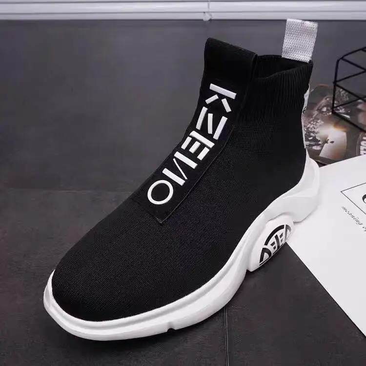Новинка Balenciaca Мужская обувь с высоким берцем трикотажные носки для отдыха
