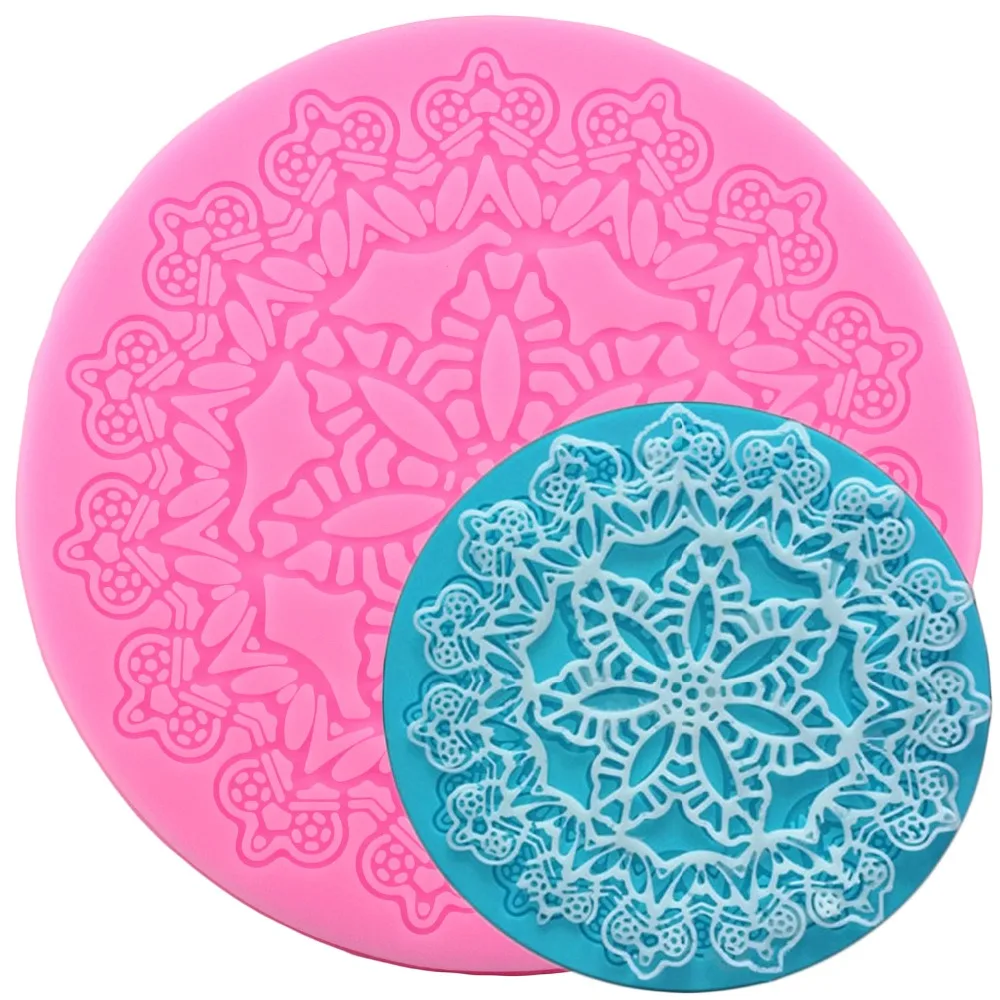 Круглая Корона сделай сам кружевная помадка шоколадная форма силиконовая