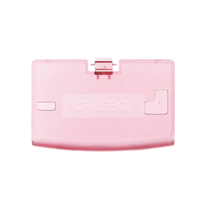 Transparent Pink Крышка батареи задняя крышка Замена для nintendo Gameboy Advance Игровая приставка GBA - Цвет: Transparent Pink