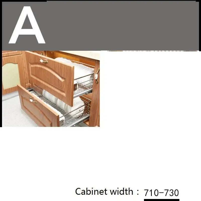 Number 12 Столовый шкаф Keuken Almacenaje Armario Platos Cucina Pantries из нержавеющей стали, органайзер Cocina Cozinha, корзина для кухонного шкафа - Цвет: Number 12