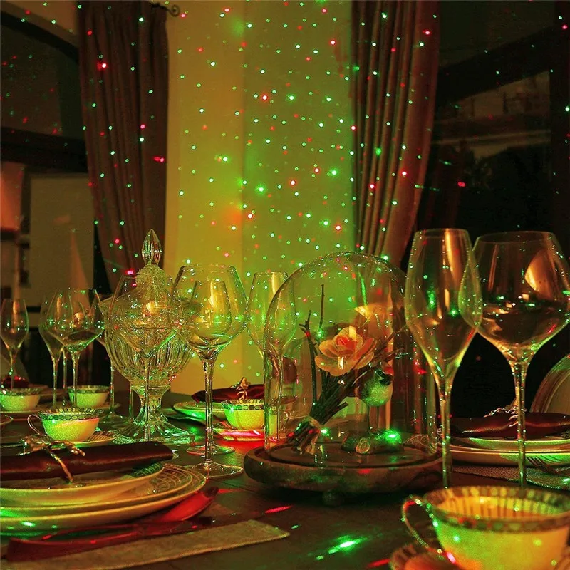 Светодиодные лазерные огни Звездный Проектор Пульт дистанционного управления