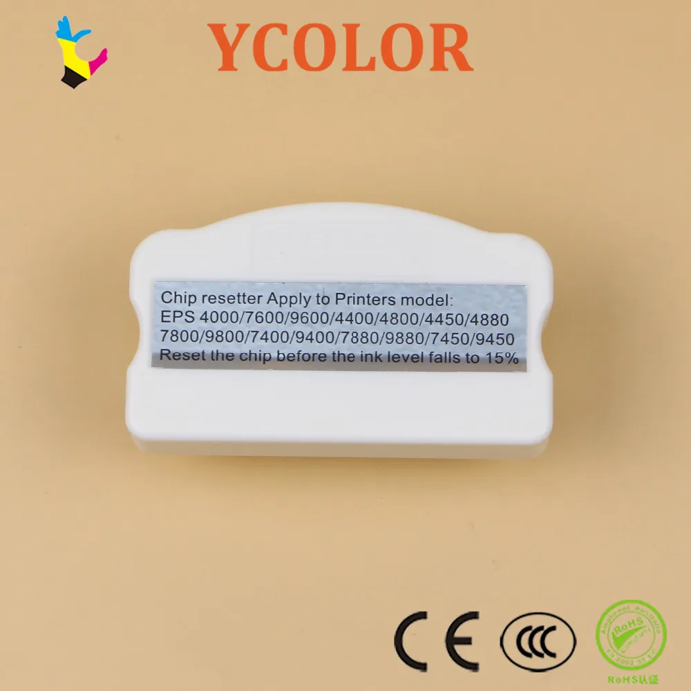 Обломок resetter для Epson Stylus Pro4880 7880 9880 7450 9450 4800 7600 9600 картридж чип/техническое обслуживание ёмкости для чипа resetter