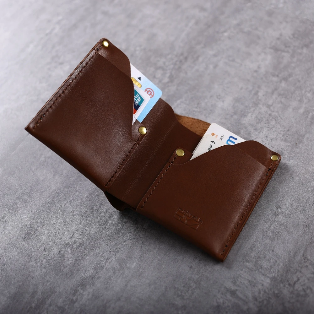 Gathersun New Color Leather Short Wallet Good Quality Slim Italian Top Grain Cowhide Unisex | Багаж и сумки