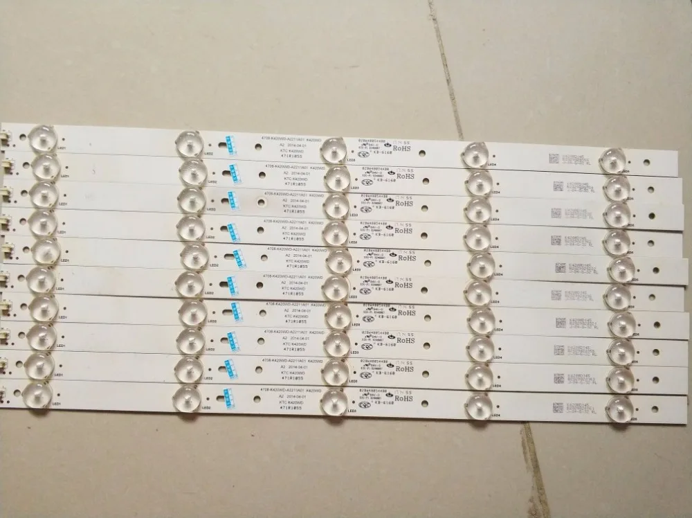 

TCL LE-42D8800 Light Bar 4708-K420WD-A2211A01 KTC-K420WD 5Led 1 комплект = 10 штук