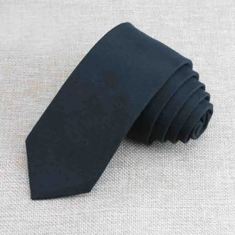 Mantieqingway 6cm Business Suit Cotton Linen Neck Ties For Men Wedding Dress Marriage Bowtie Gravatas Slim Tie Vestidos Neckties |