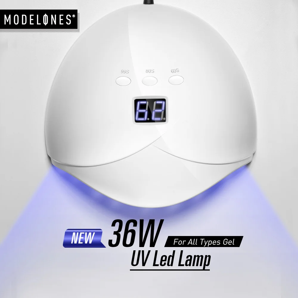 36W Z12 Modelones 24 Вт УФ светодиодная лампа для сушки ногтей для всех типов геля 12 светодиодов УФ-лампа для маникюрной машины 60 s/80 s/99 s таймер USB разъем - Цвет: 36W Z12