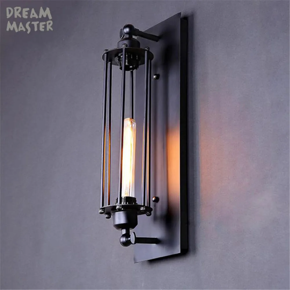 Винтажные Настенные светильники в стиле лофт Американский промышленный