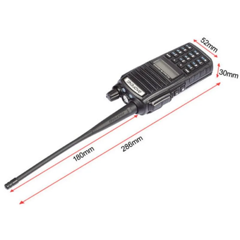 2 шт. Baofeng UV82 8 Вт Мощный двухдиапазонный двойной дисплей двойной режим ожидания 136-174 и 400-520 МГц 2800 мАч батарея двухстороннее радио UV-82-8W