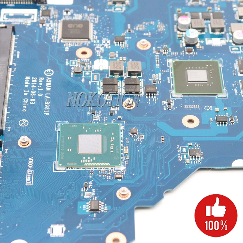 NOKOTION A5WAM LA-B981P для acer aspire E5-511 E5-511G Материнская плата ноутбука NBMQX11005 NB. MQX11.005 DDR3L 820 м gpu