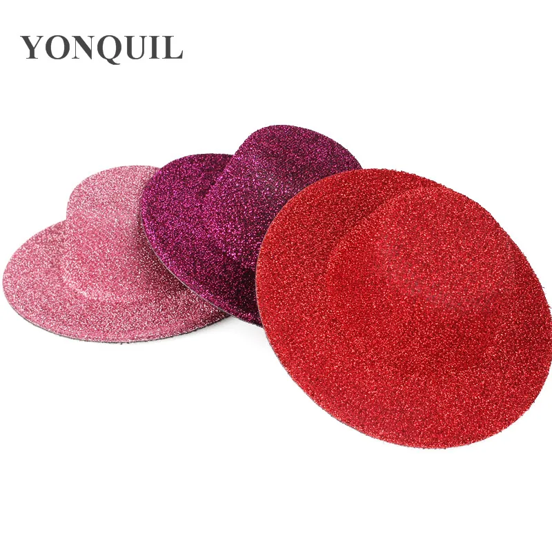 4&quot(10 CM) 8 Color Mini Top Fascinator Hats Blingbling Children Party Hair Accessories 24 Pieces/Lot MH005 | Аксессуары для