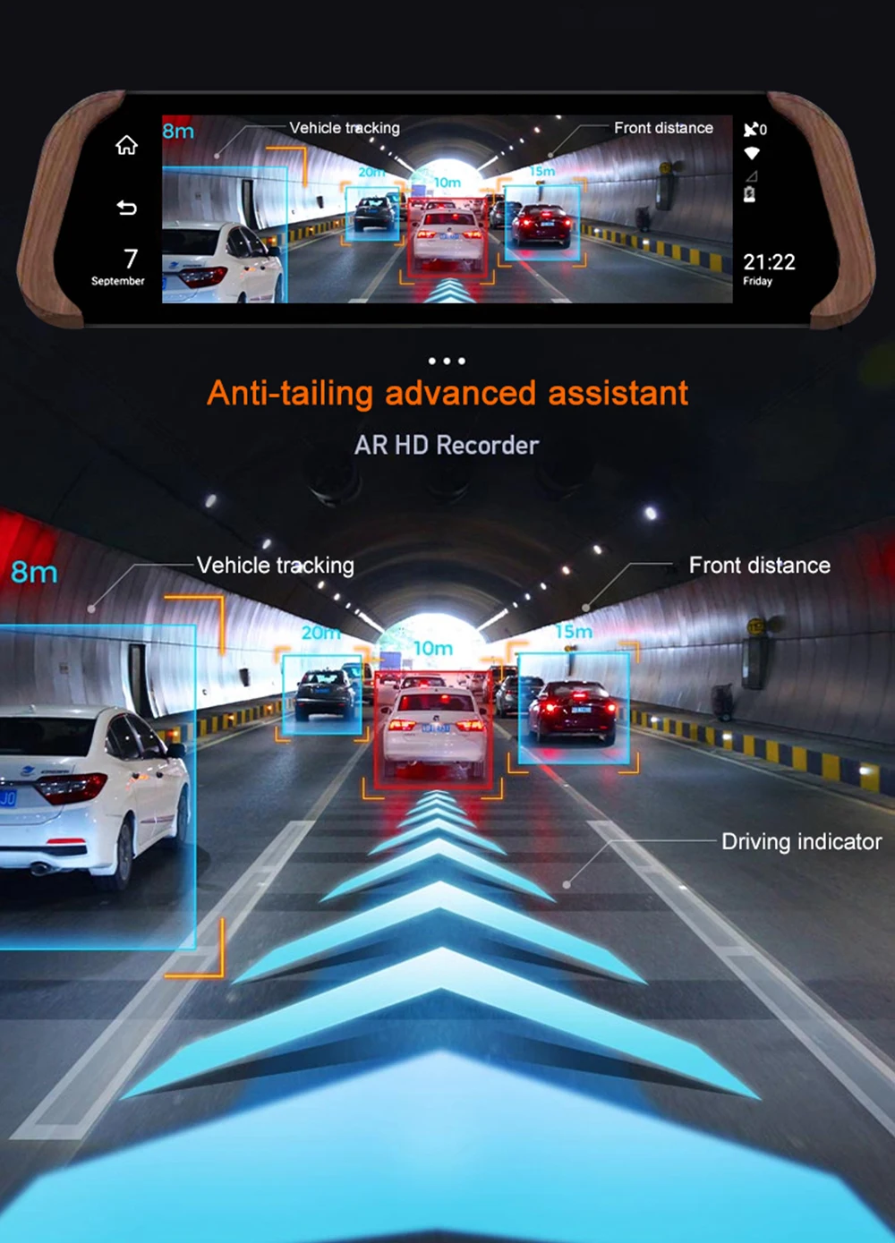 Bluavido 10 дюймов 4G ADAS Android Автомобильное зеркало заднего вида DVR камера gps навигация FHD 1080P видеорегистратор WiFi монитор