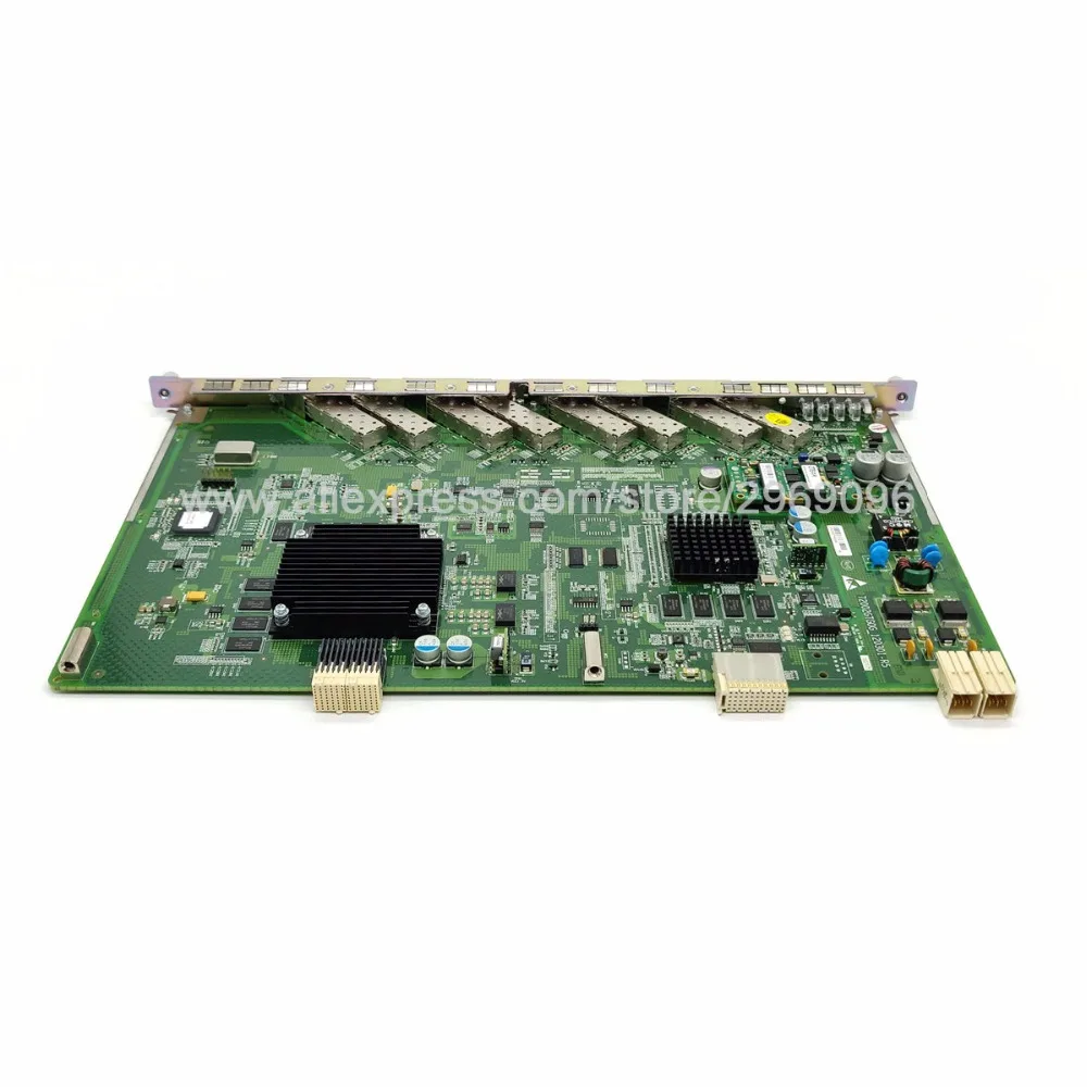 8 портовая плата ZTE GTGO GPON с модулями SFP C + используется для C300 C320 OLT одинаковая