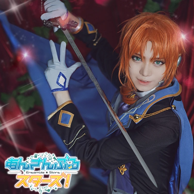 Косплэй горячих источников Ensemble Stars воспоминание монохромный мат рыцарей