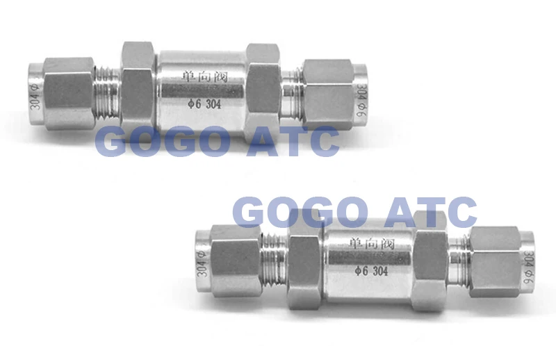Высококачественный контрольный клапан 3 6 8 10 мм 1/8 &quot1/4&quot 3/8 &quot1/2&quot твердая