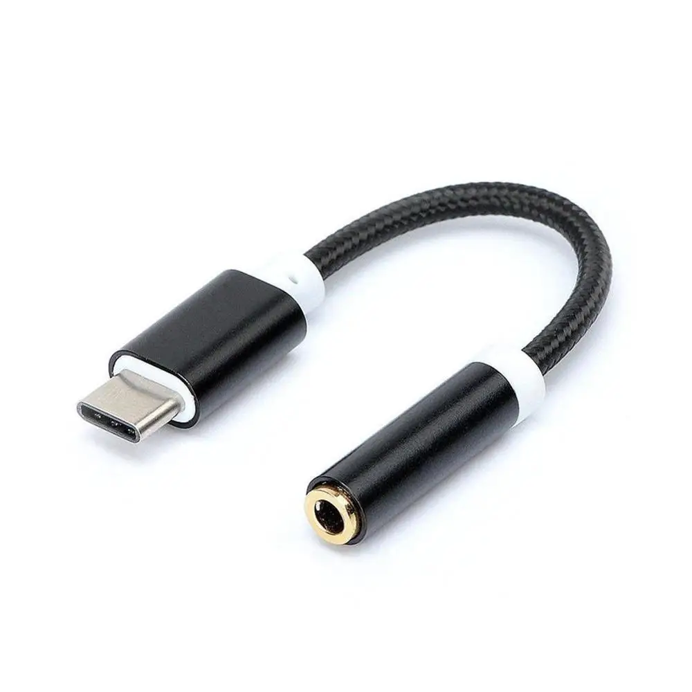 Адаптер для наушников с разъемом USB Type C на 3 5 мм и аудиокабелем AUX смартфонов Samsung LG