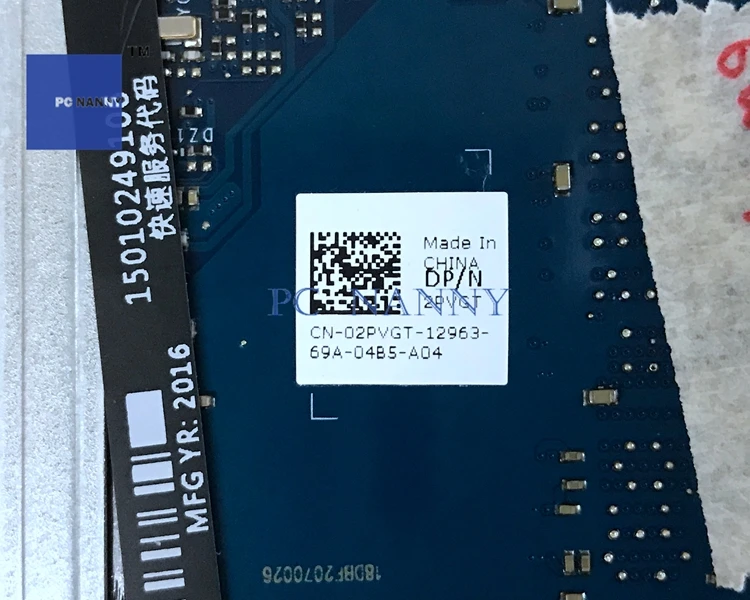 Материнская плата PCNANNY 2PVGT 02PVGT BAL20 LA D801P для Dell Inspiron 15 5567 i5 7200U DDR4 SDRAM материнская