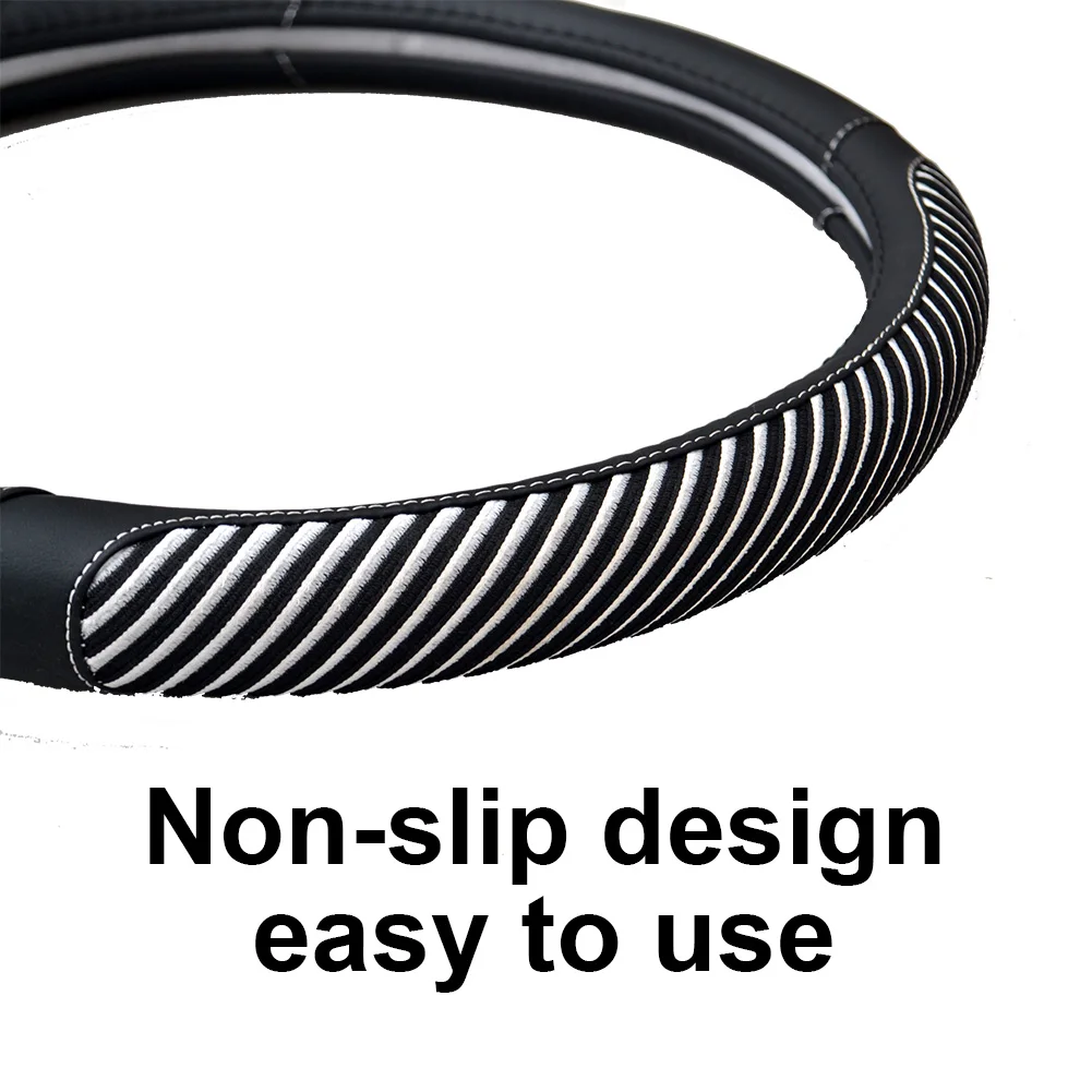 Универсальный Fit крышка рулевого колеса противоскользящие из микрофибры