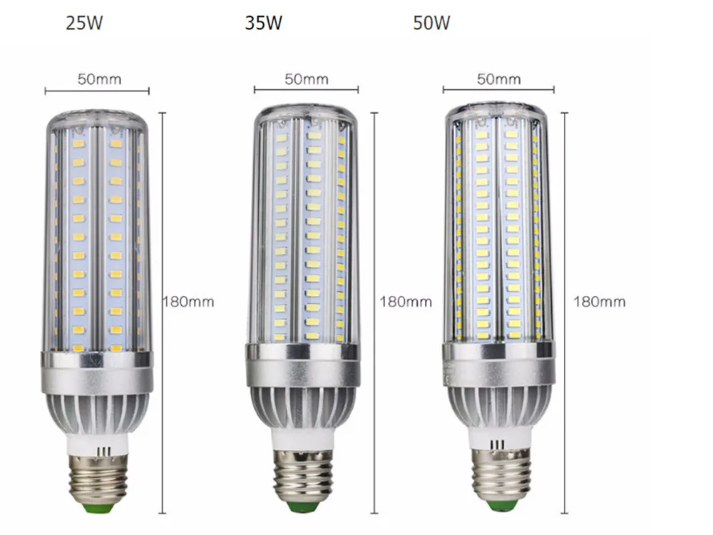 E27 LED Lamp E26 Corn Light 220V Bulb 25W 35W 45W LEDs SMD 5730 | Освещение