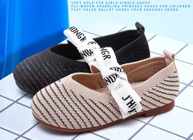 Bakkotie Kids Autumn Black Shoes New Princess Bowtie Cow Muscle Dress Shoes Baby Girls Fashion Soft Brand Mary Jane Flats