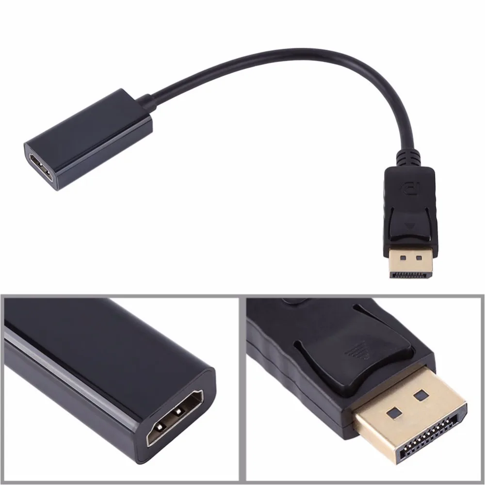 ECos DP Displayport к HDMI кабель конвертер адаптер для Apple samsung hp DELL портативных ПК #290422 |