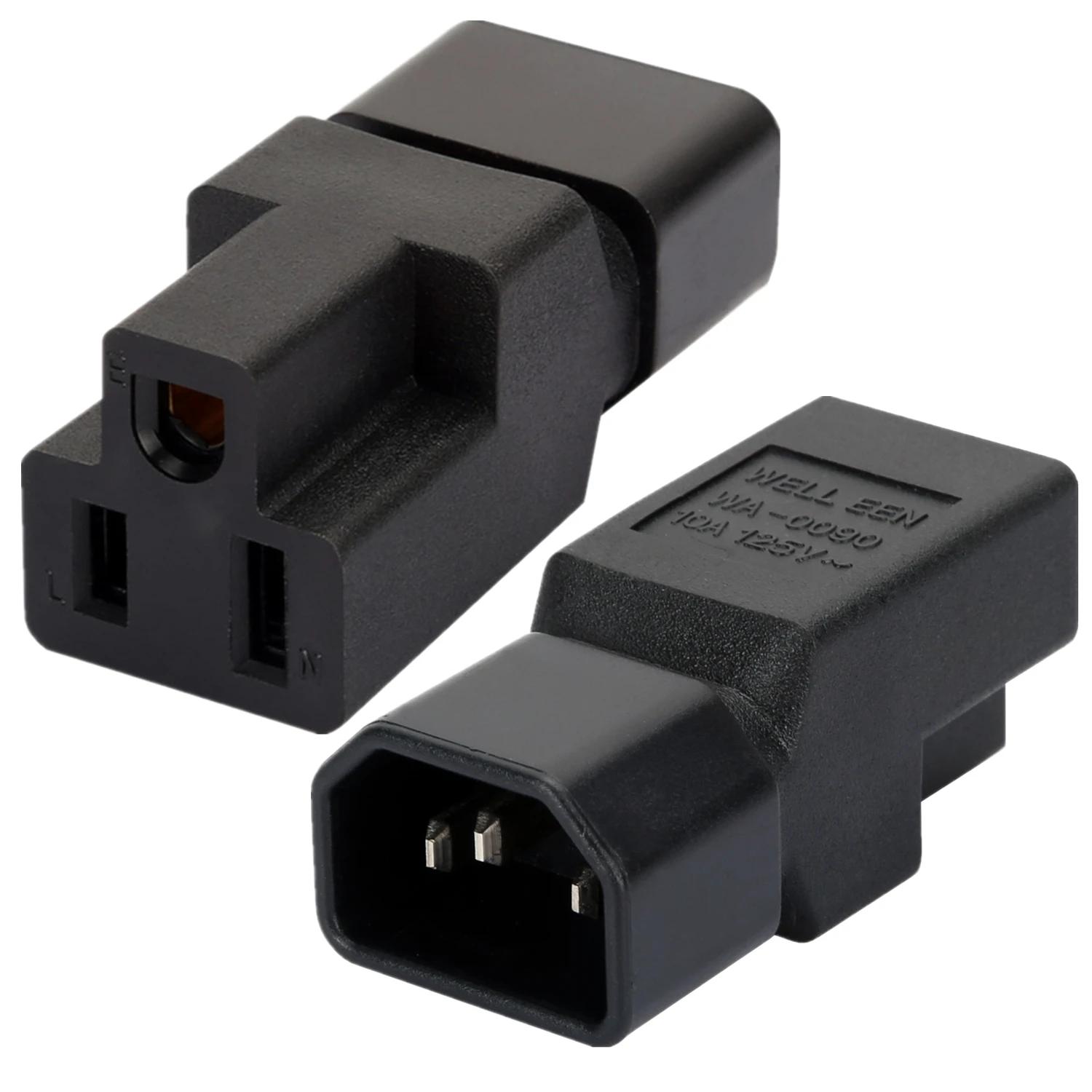 Адаптер переменного тока joriniec 320 C14 в Nema 5 15R адаптер IEC 3Pin штырь гнездо США для