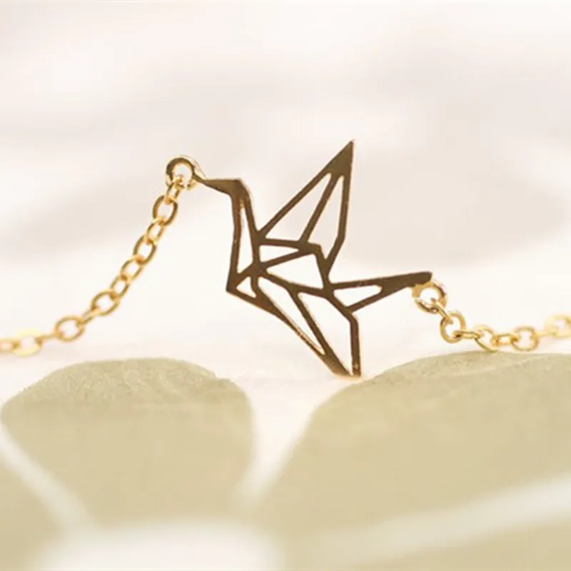 Модный браслет с оригами для ручной работы маленький птицами изящный женщин и