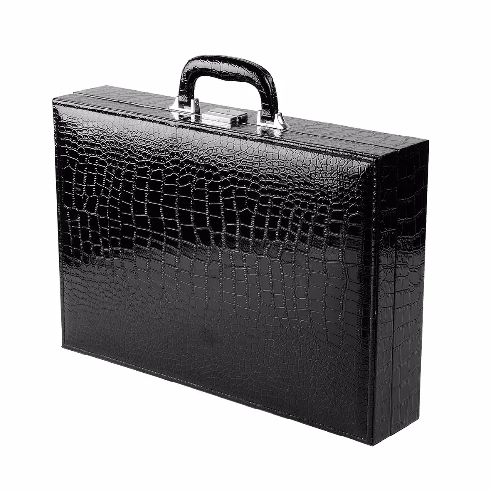 2017 искусственная кожа часы Дисплей Box 24 Сетка чехол для хранения ювелирных