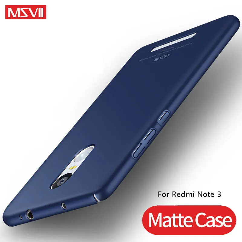 MSVII чехол для Xiaomi Redmi Note 3 Ультратонкий матовый Жесткий Чехол ПК Xiami Xiomi |