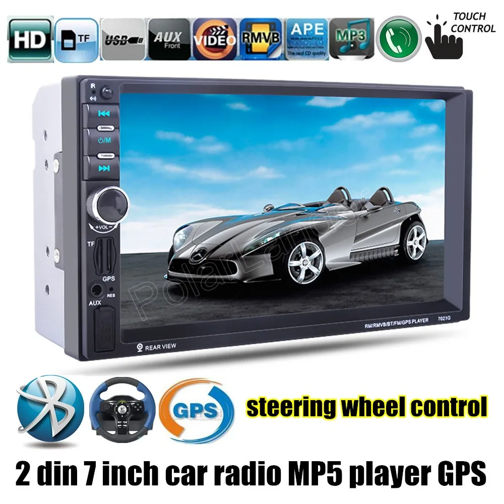 Автомагнитола 2 din Bluetooth MP5 плеер 7 дюймов USB TF FM карта 8 ГБ|2 din|din din7&quot car radio |