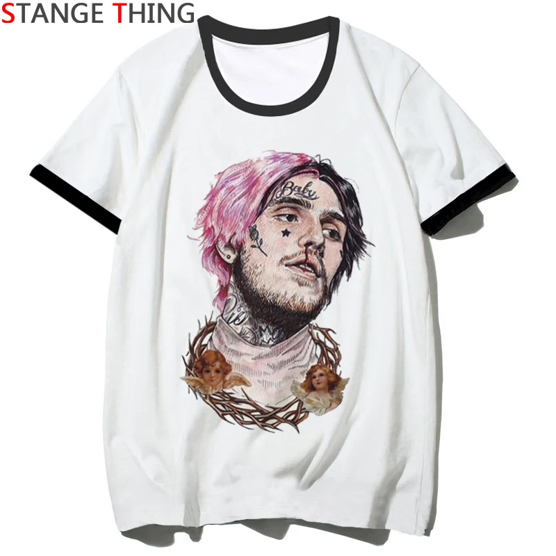 Новая футболка Rapper Lil Peep для мужчин и женщин в стиле хип хоп крутая с графическим