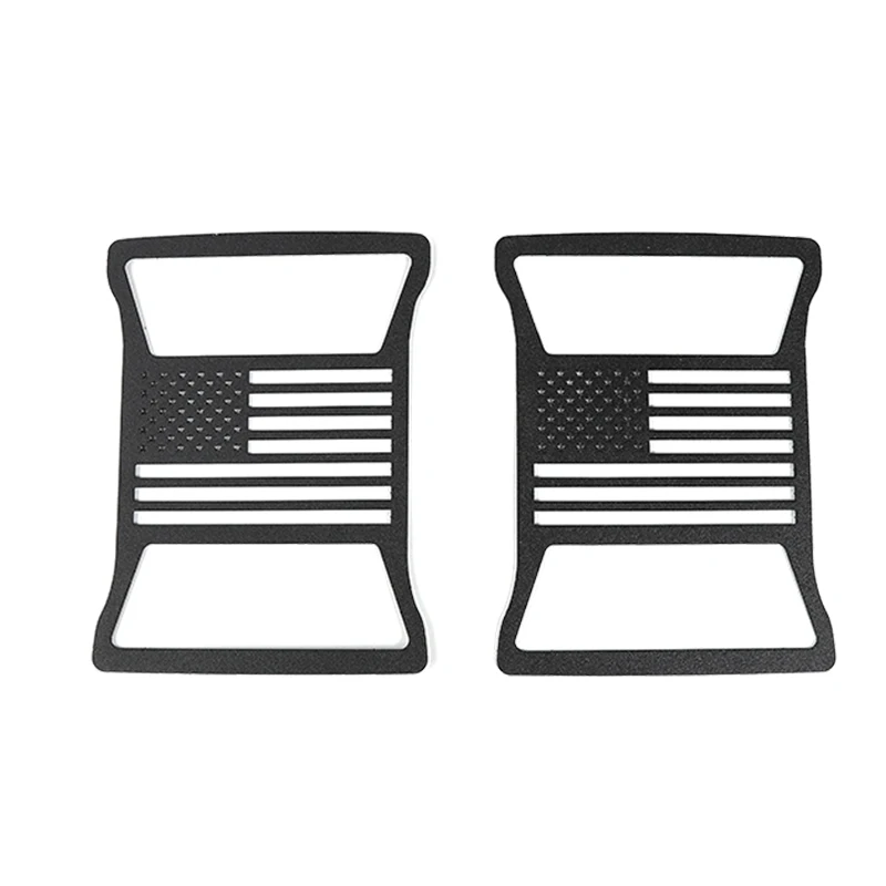 USA flag MOPAI Lamp Hoods for Jeep Wrangler JL Rear Tail Light Lamp Cover Decoration Guard for Jeep JL Wrangler Accessories - Цвет: USA flag